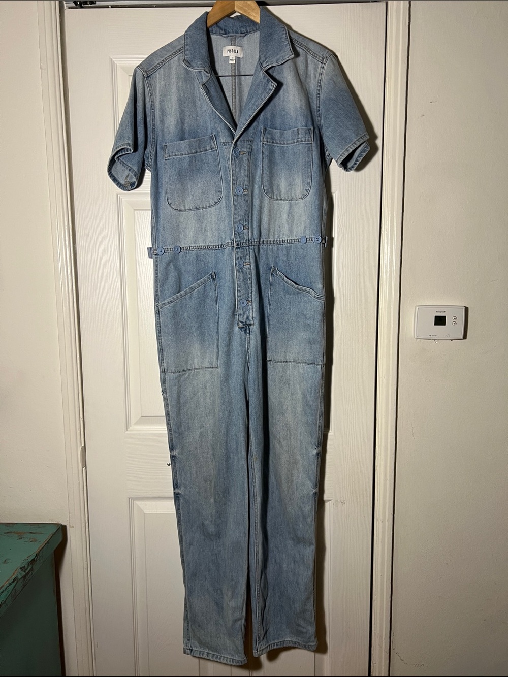 PISTOLA Grover Denim Jumpsuit Women’s Medium